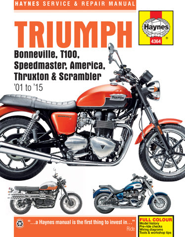 Haynes Triumph Repair Manual Part Number M4364