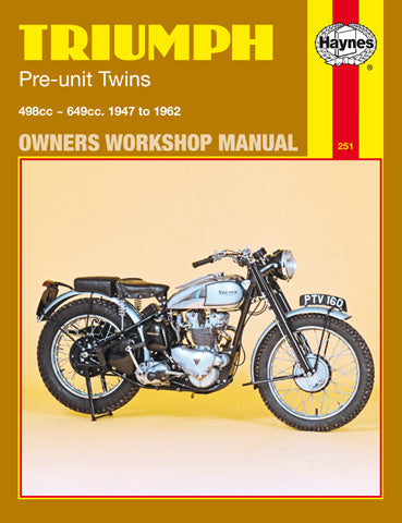Haynes Triumph Repair Manual Part M251 for Comprehensive Motorcycle Maintenance
