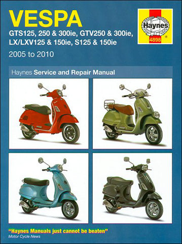 Haynes Vespa Maintenance Manual Part M4898