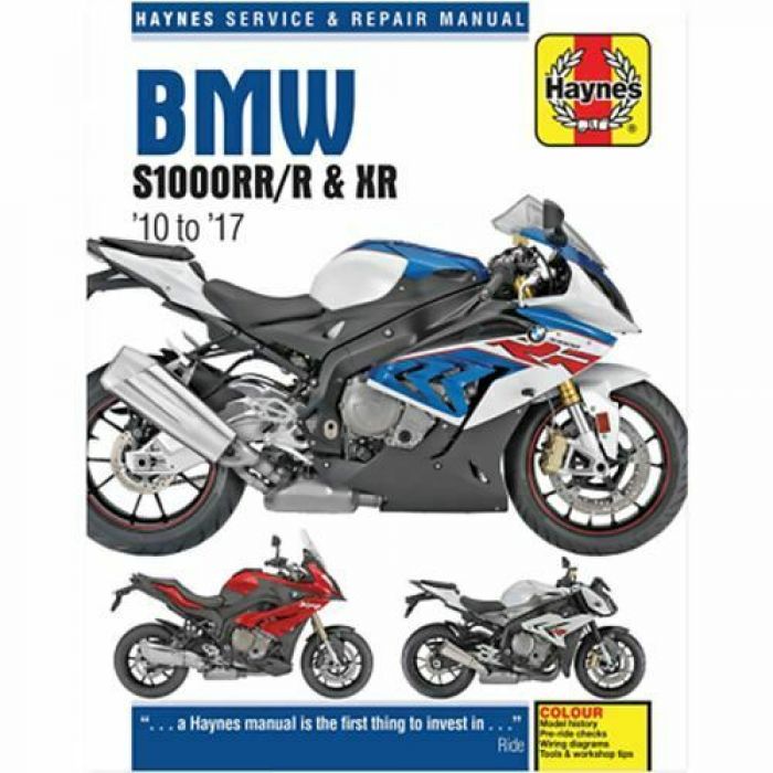 Haynes BMW S1000RR/R & XR 2010-2017 Repair Manual - Part Number M6400