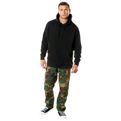 Rothco Every Day Pullover Hooded Sweatshirt 3XL Black – Comfortable, Durable, & Versatile