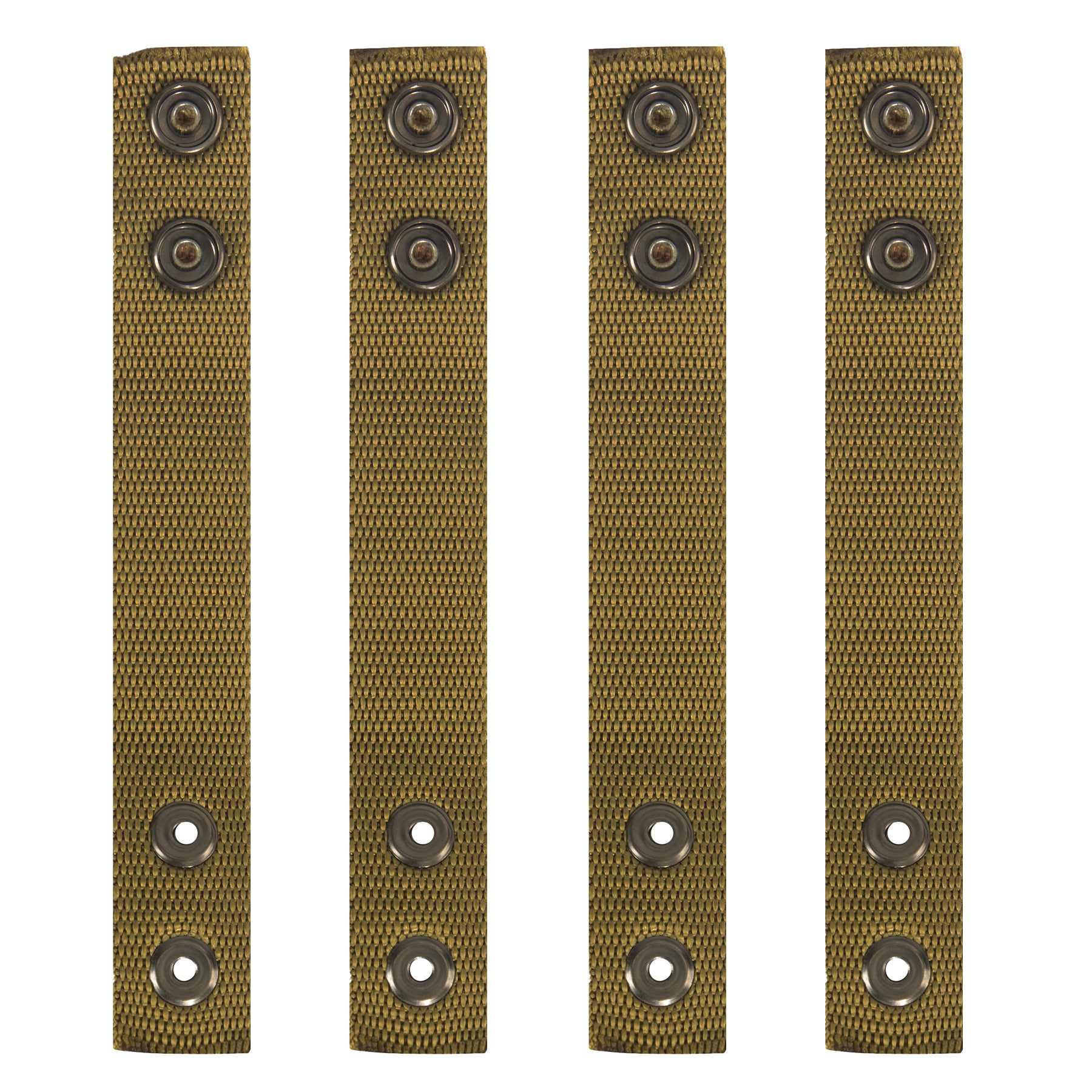 Rothco Belt Keepers - 4 Piece Set in Coyote Brown, Part Number 10585