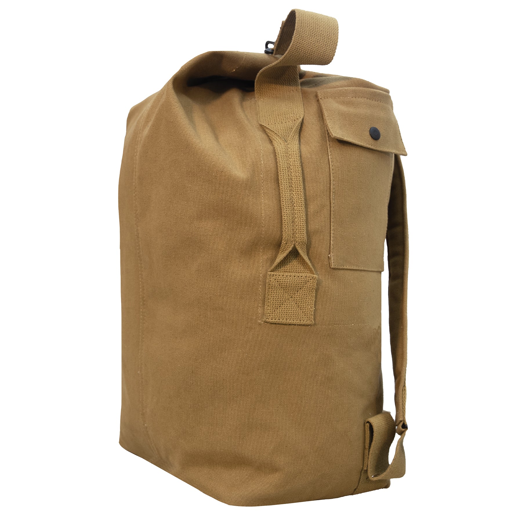 Rothco Nomad Canvas Duffle Backpack Coyote Brown - 38L Travel & Adventure Bag