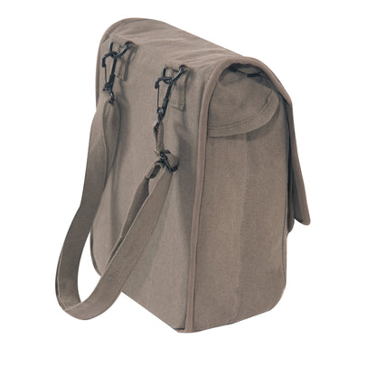 Rothco Vintage Canvas Map Case Shoulder Bag – Durable Stone-Washed Cotton with Adjustable Strap