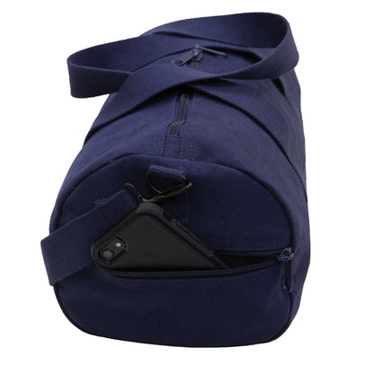 Rothco Canvas Shoulder Duffle Bag Navy Blue Size 24 Inches – Heavy-Duty Military-Grade Travel Bag