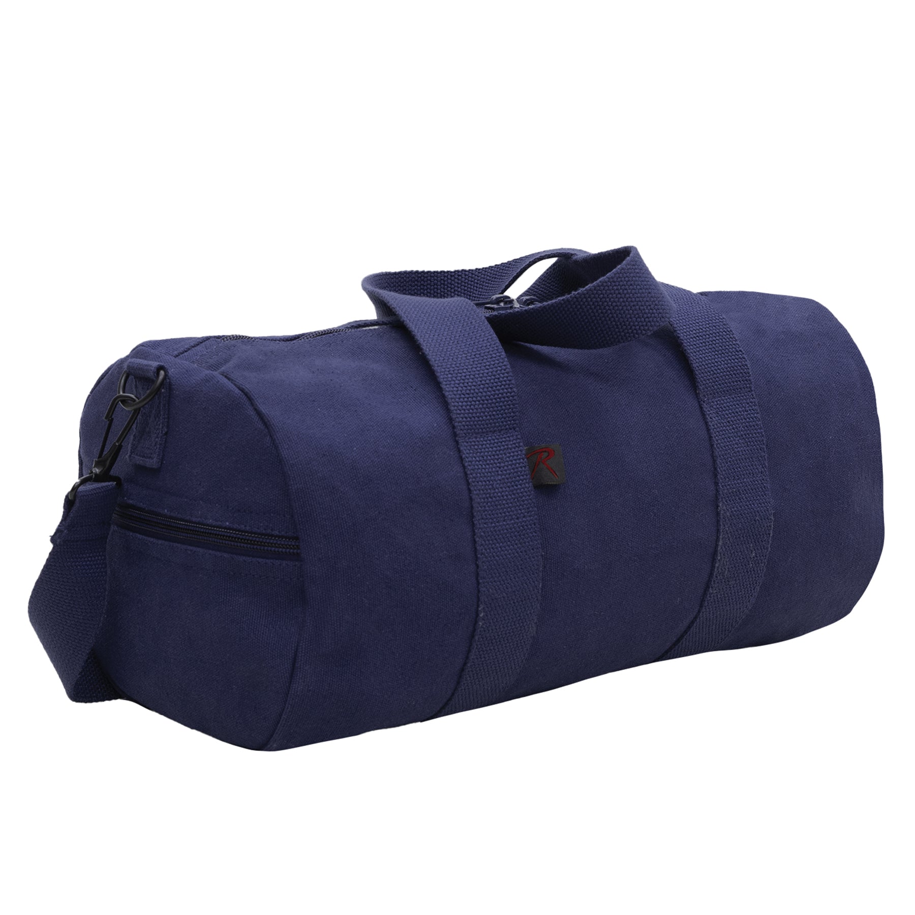 Rothco Canvas Shoulder Duffle Bag Navy Blue 15 Inch - Heavy-Duty Military-Style Travel Bag