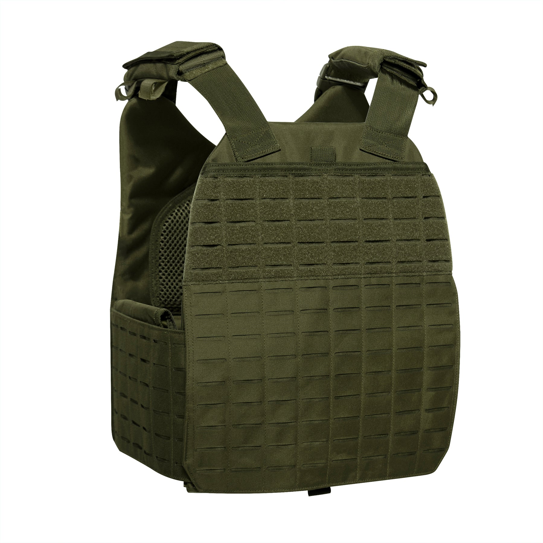 Rothco Laser Cut MOLLE Plate Carrier Vest in Olive Drab - Size 2XL / 3XL
