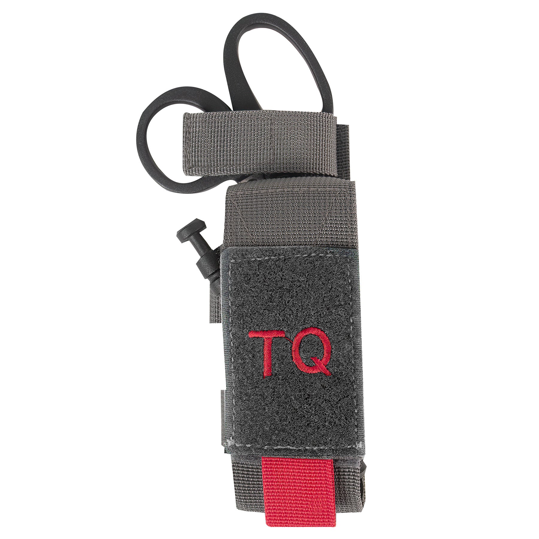 Rothco MOLLE Tactical Tourniquet and Shear Holder Pouch Grey - Compact Emergency Gear Accessory