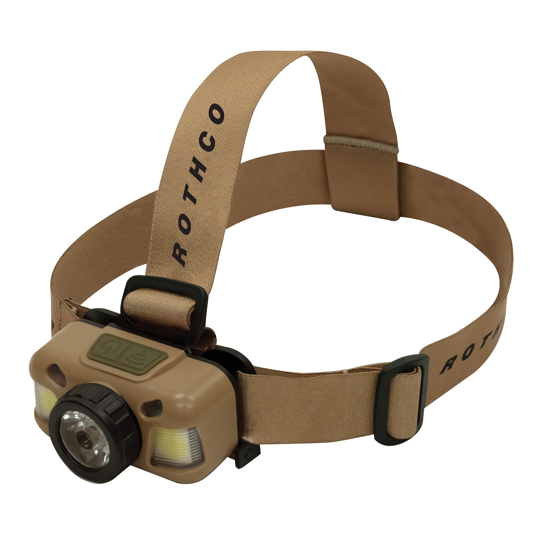 Rothco Rechargeable 600 Lumen LED Headlamp in Coyote Brown (Part No. 28560)