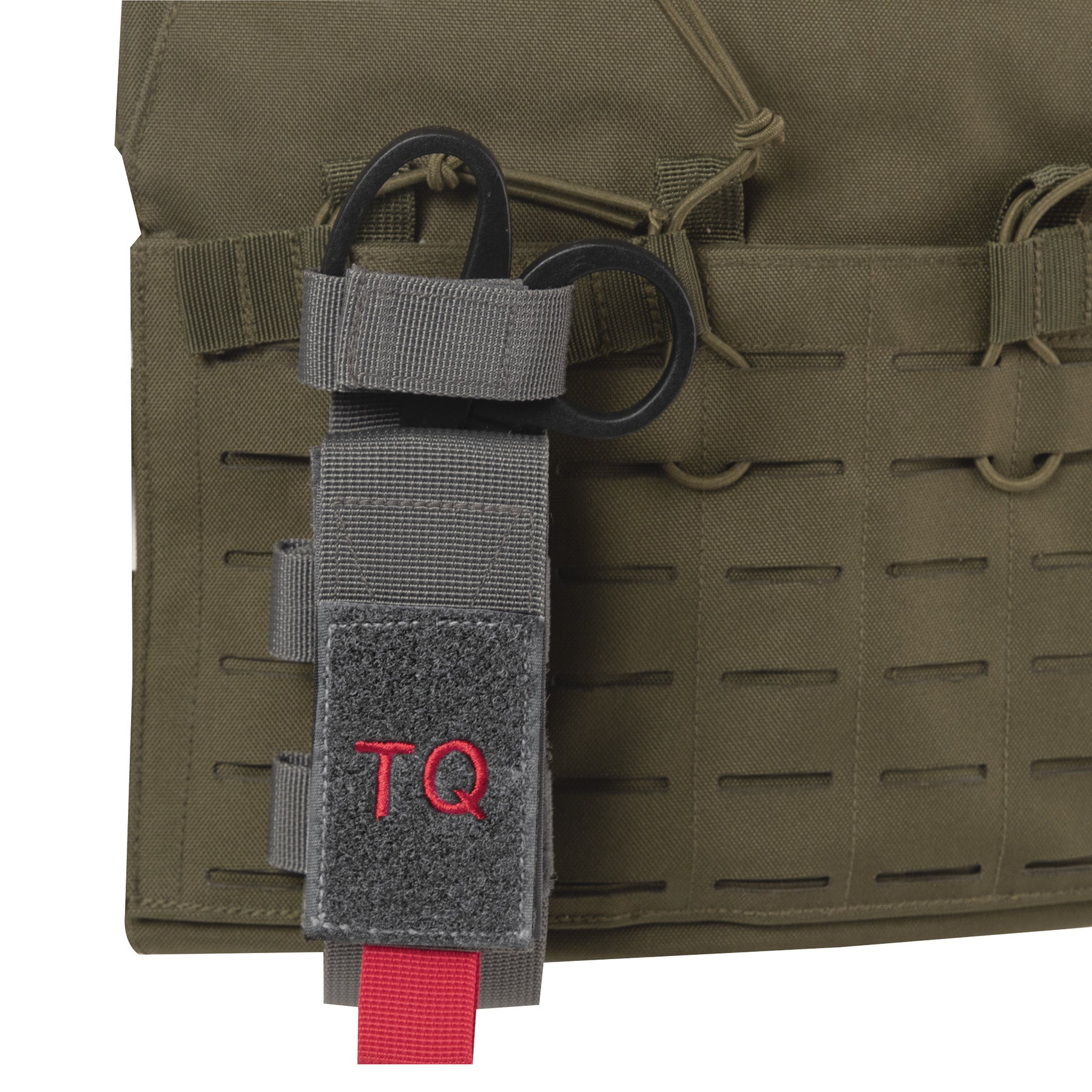 Rothco MOLLE Tactical Tourniquet and Shear Holder Pouch Grey - Compact Emergency Gear Accessory