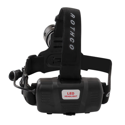 Rothco Rechargeable 1000 Lumen LED Headlamp - Black