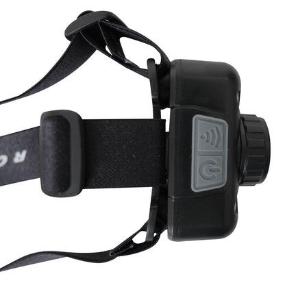 Rothco Rechargeable 600 Lumen LED Headlamp Black with Motion Sensor and Multiple Light Modes