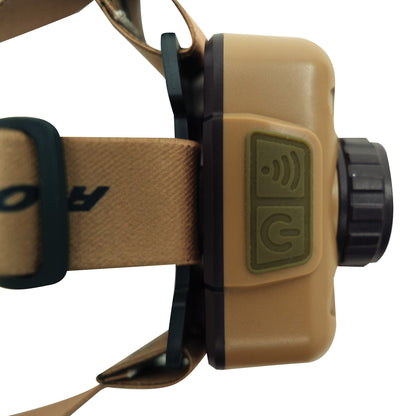 Rothco Rechargeable 600 Lumen LED Headlamp in Coyote Brown (Part No. 28560)