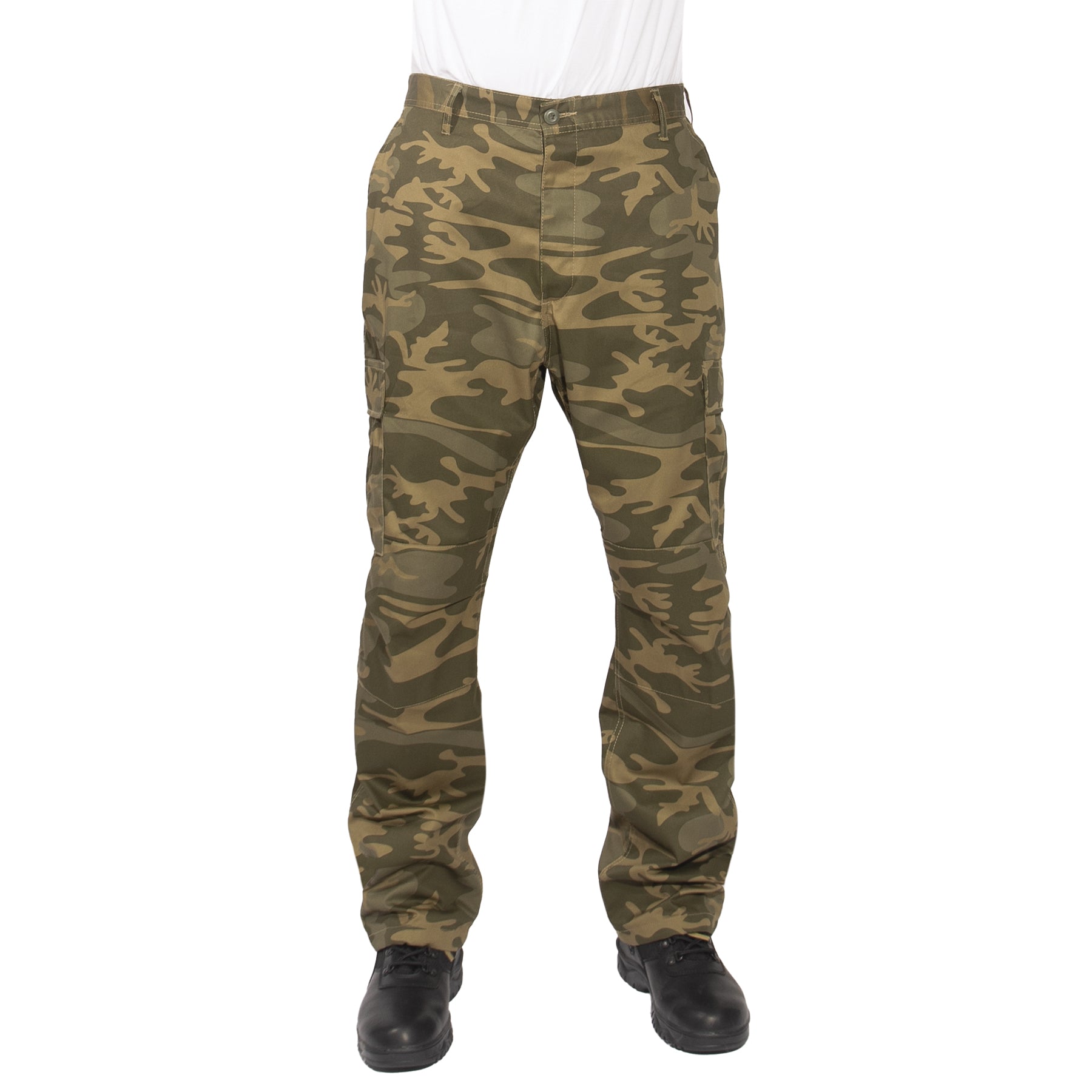 Rothco Color Camo Tactical BDU Pants Coyote Camo Size Large