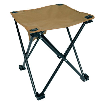Rothco Collapsible 4 Leg Camp Stool in Coyote Brown Part 45480