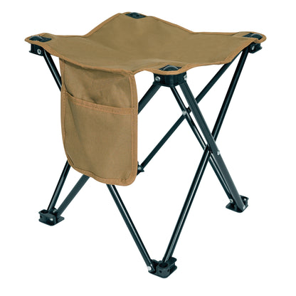 Rothco Collapsible 4 Leg Camp Stool in Coyote Brown Part 45480