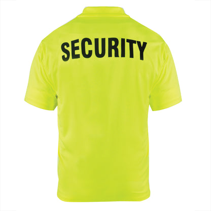 Rothco Moisture Wicking Security Polo Shirt 2XL Safety Green - Professional Security Uniform