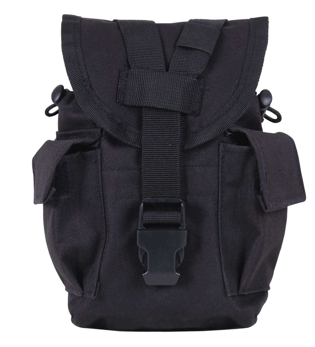 Rothco Utility Pouch with Survival Kit Essentials - Black (Part No. 10189-BKC)
