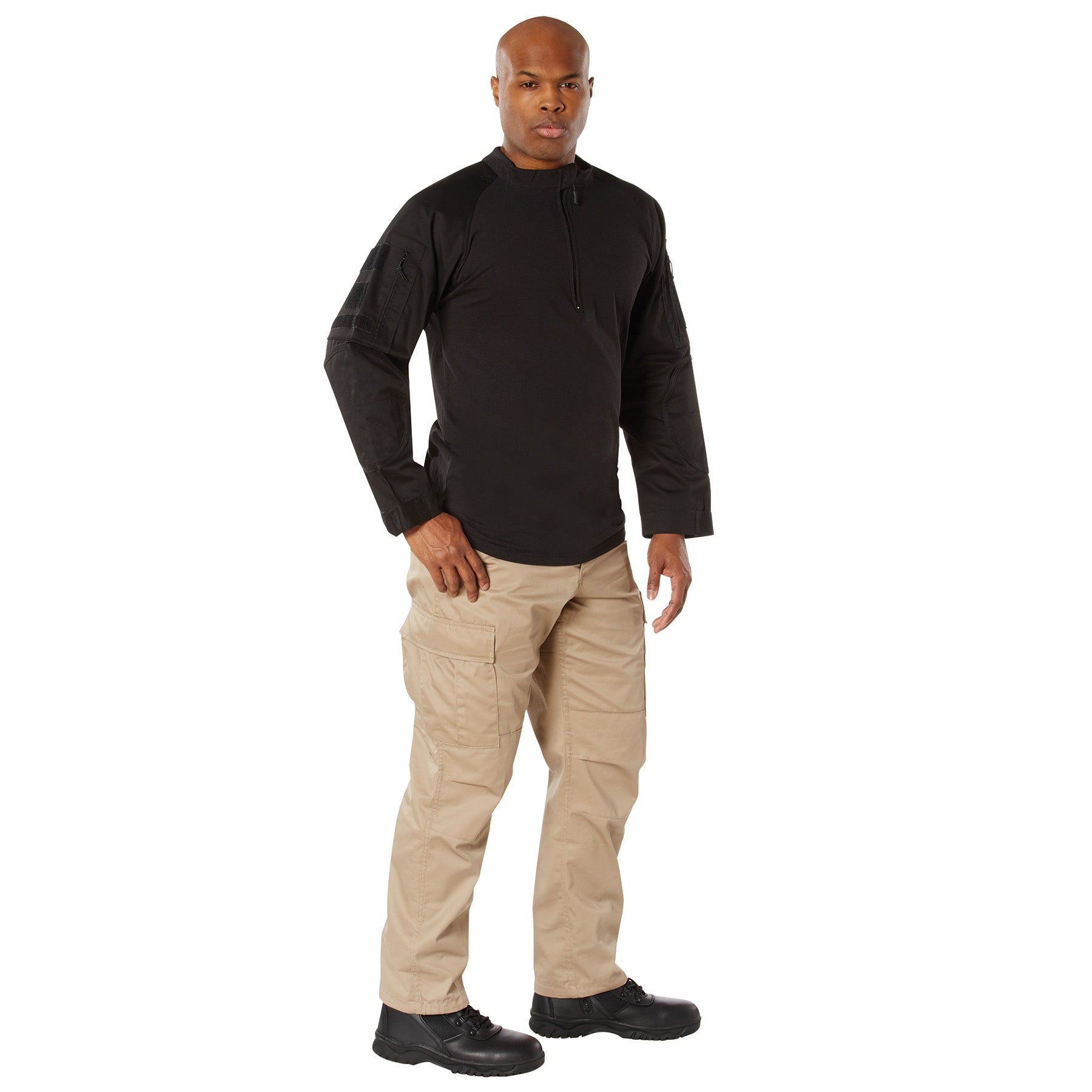 Rothco 1/4 Zip Military Fire Retardant NYCO Combat Shirt Size XL