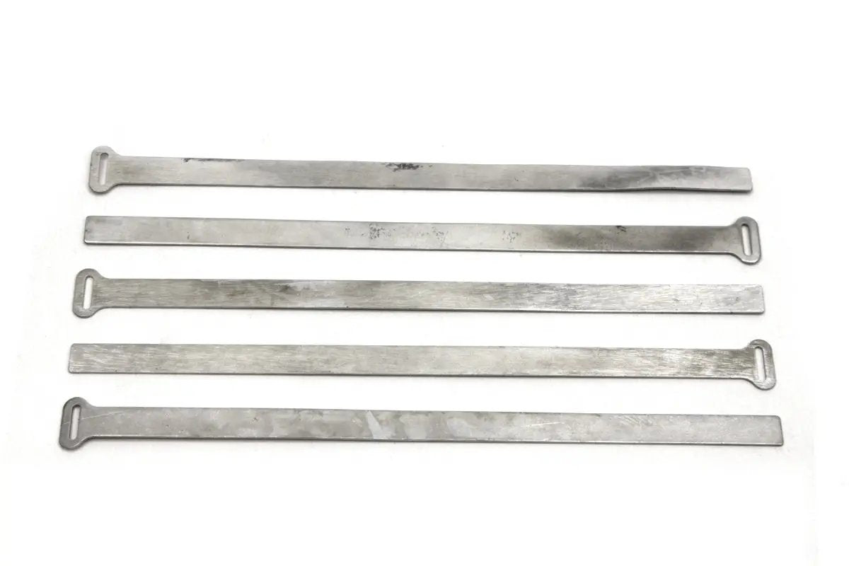 Colony Cadmium Feed Oil Line Straps for Harley Davidson FX and FL (1965-1971) by Colony