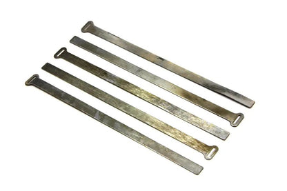 Colony Cadmium Feed Oil Line Straps for Harley Davidson FX and FL (1965-1971) by Colony