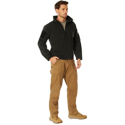 Rothco Stealth Ops Soft Shell Tactical Jacket Size S in Black