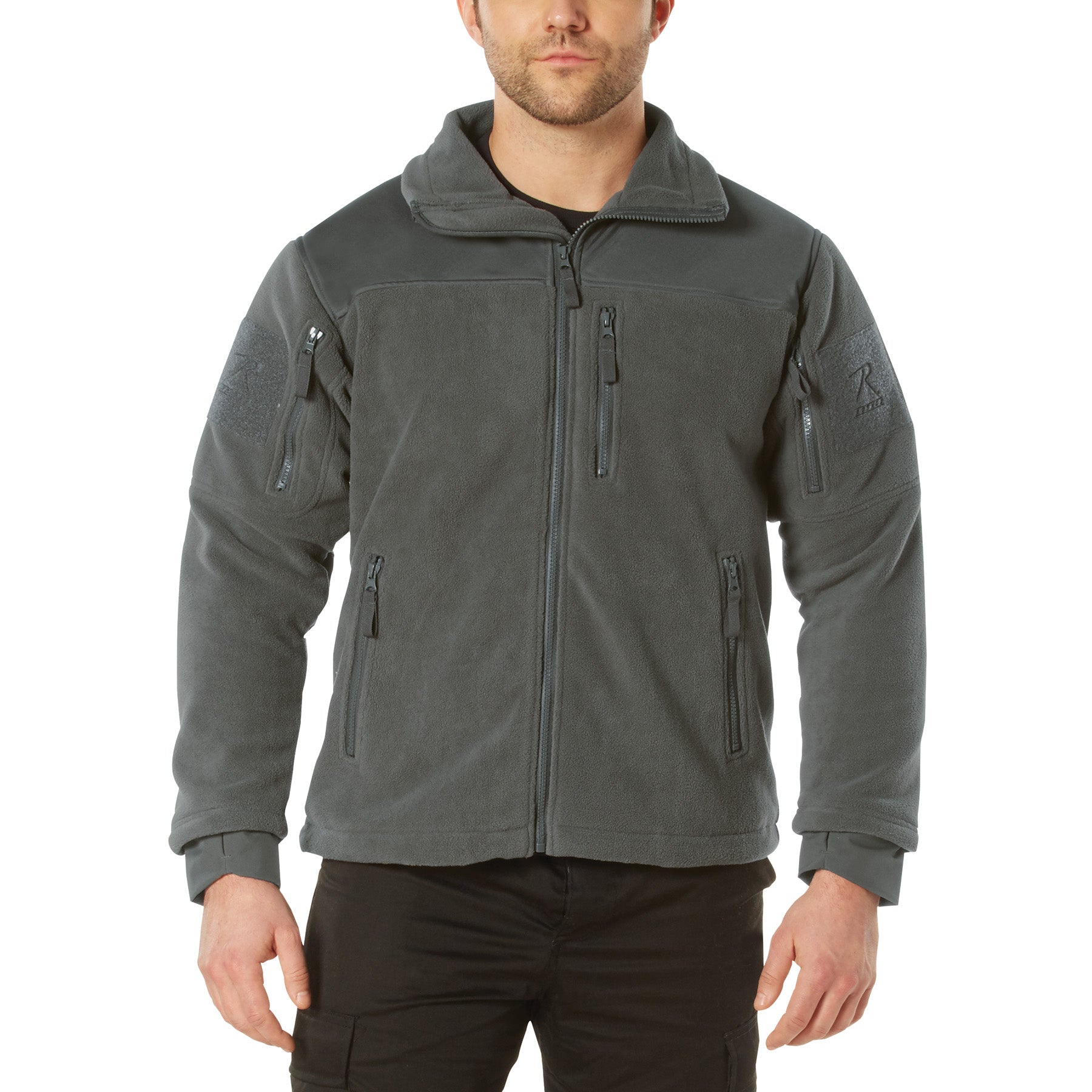Rothco Spec Ops Tactical Fleece Jacket Charcoal Grey Size XL