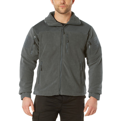Rothco Spec Ops Tactical Fleece Jacket Charcoal Grey Size XL