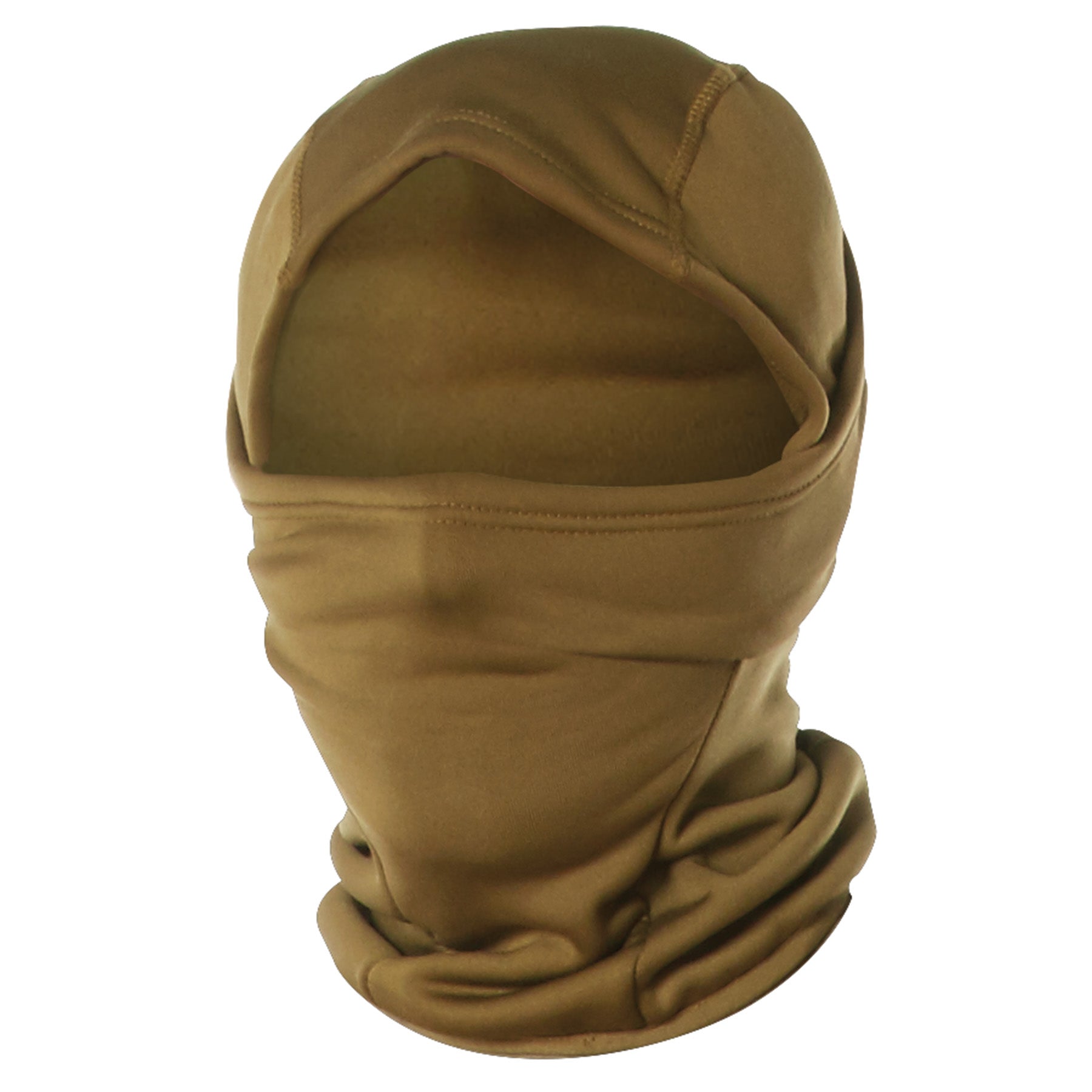 Rothco Hinged Helmet Liner Balaclava in Coyote Brown – Versatile Winter Face Mask with Adjustable Design