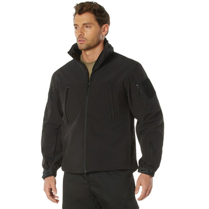 Rothco Concealed Carry Soft Shell Jacket in Black, Size 5XL