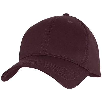 Rothco Supreme Solid Color Low Profile Cap in Maroon – Comfortable Brushed Cotton Twill Baseball Hat
