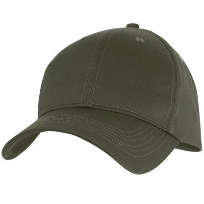 Rothco Supreme Solid Color Low Profile Cap in Ranger Green - Adjustable Baseball Hat
