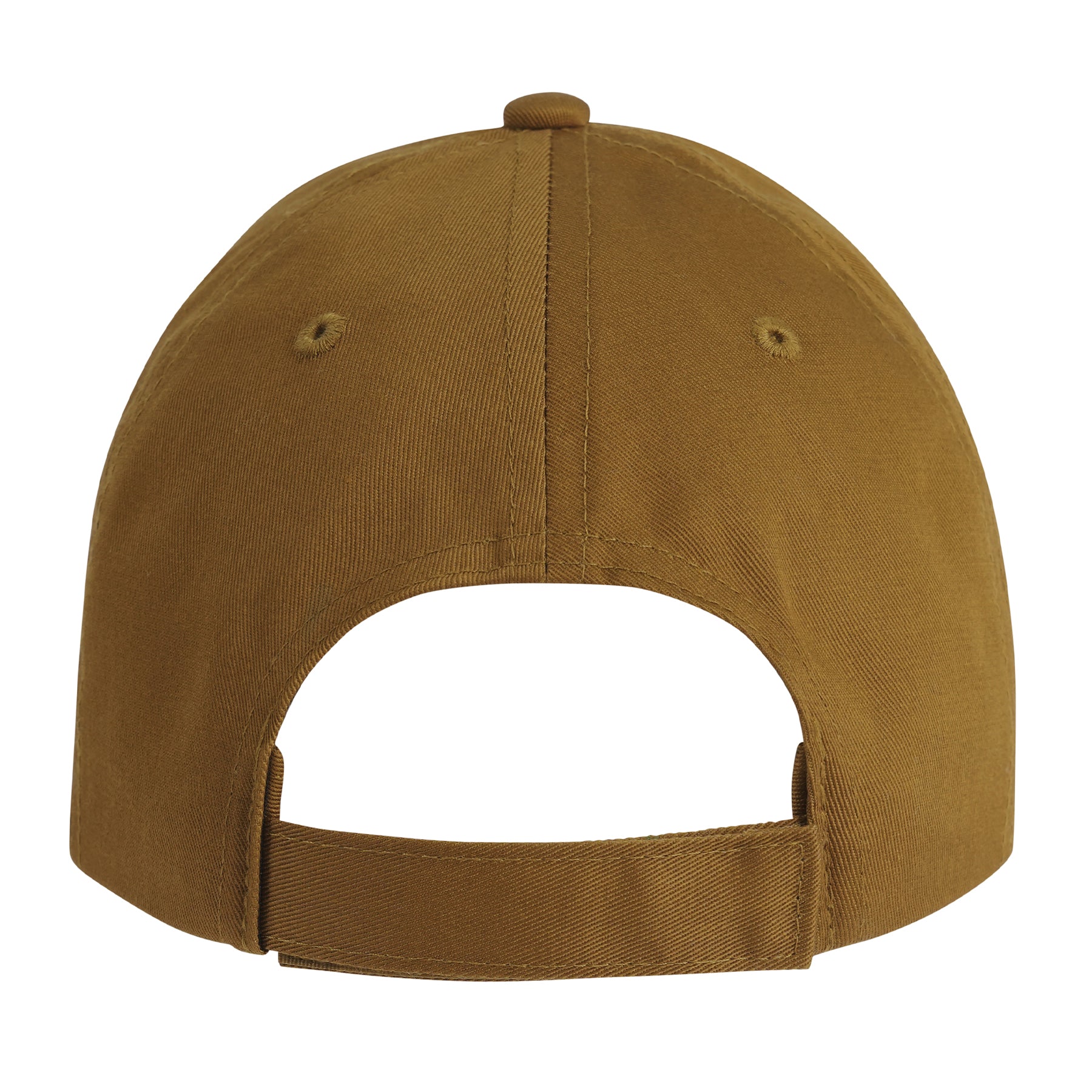 Rothco Supreme Solid Color Low Profile Cap in Work Brown - Comfortable Brushed Cotton Twill Baseball Hat
