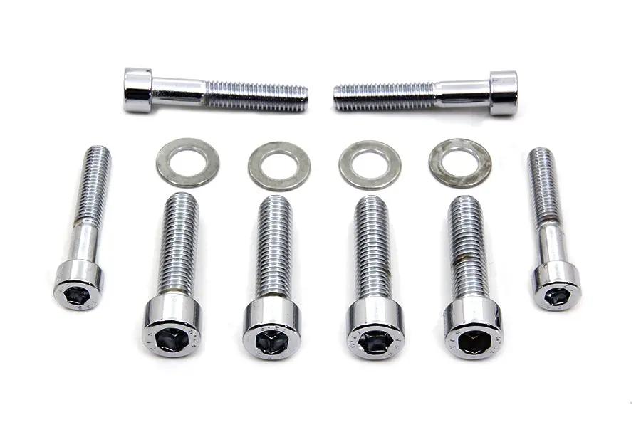 Colony Allen Mount Kit for Front Brake Caliper - Chrome for Harley Davidson FXST (2008-2017) by Colony