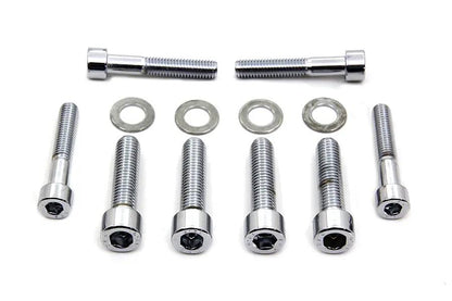 Colony Allen Mount Kit for Front Brake Caliper - Chrome for Harley Davidson FXST (2008-2017) by Colony