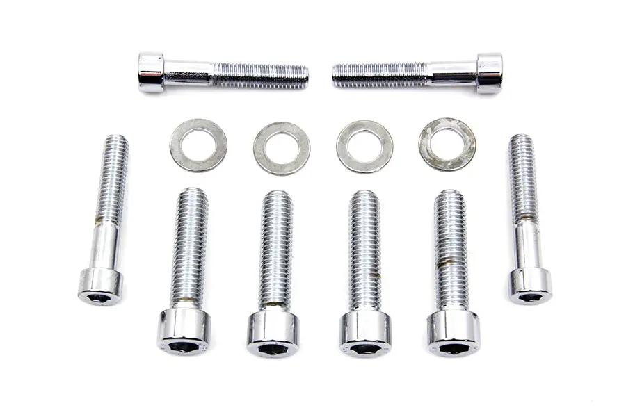 Colony Allen Mount Kit for Front Brake Caliper - Chrome for Harley Davidson FXST (2008-2017) by Colony