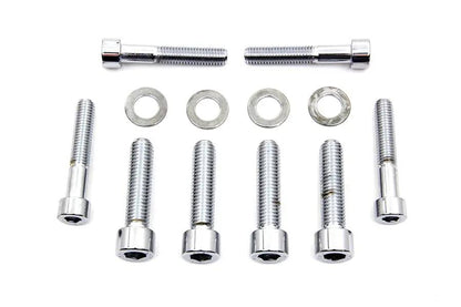 Colony Allen Mount Kit for Front Brake Caliper - Chrome for Harley Davidson FXST (2008-2017) by Colony