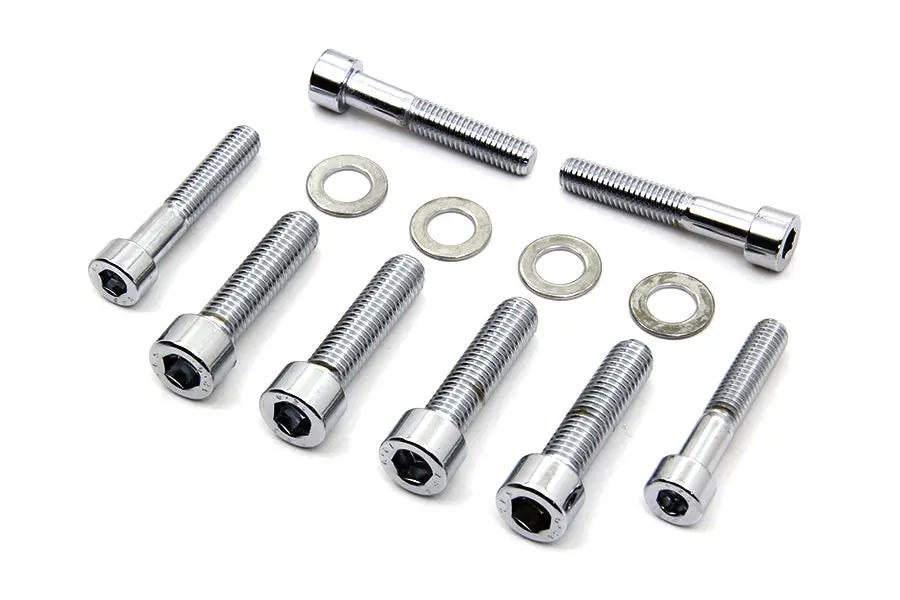 Colony Allen Mount Kit for Front Brake Caliper - Chrome for Harley Davidson FXST (2008-2017) by Colony