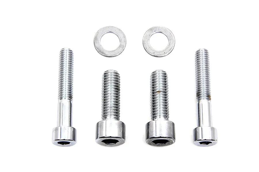 Colony Allen Mount Kit for Rear Brake Caliper Chrome – Compatible with Harley Davidson FLST (2008-2017) by Colony