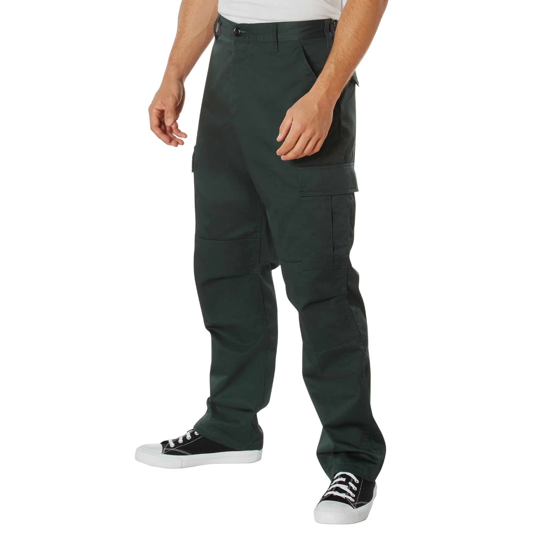 Rothco Tactical BDU Pants Hunter Green Size M - Durable Military Cargo Pants for Field Operations and Outdoor Activities