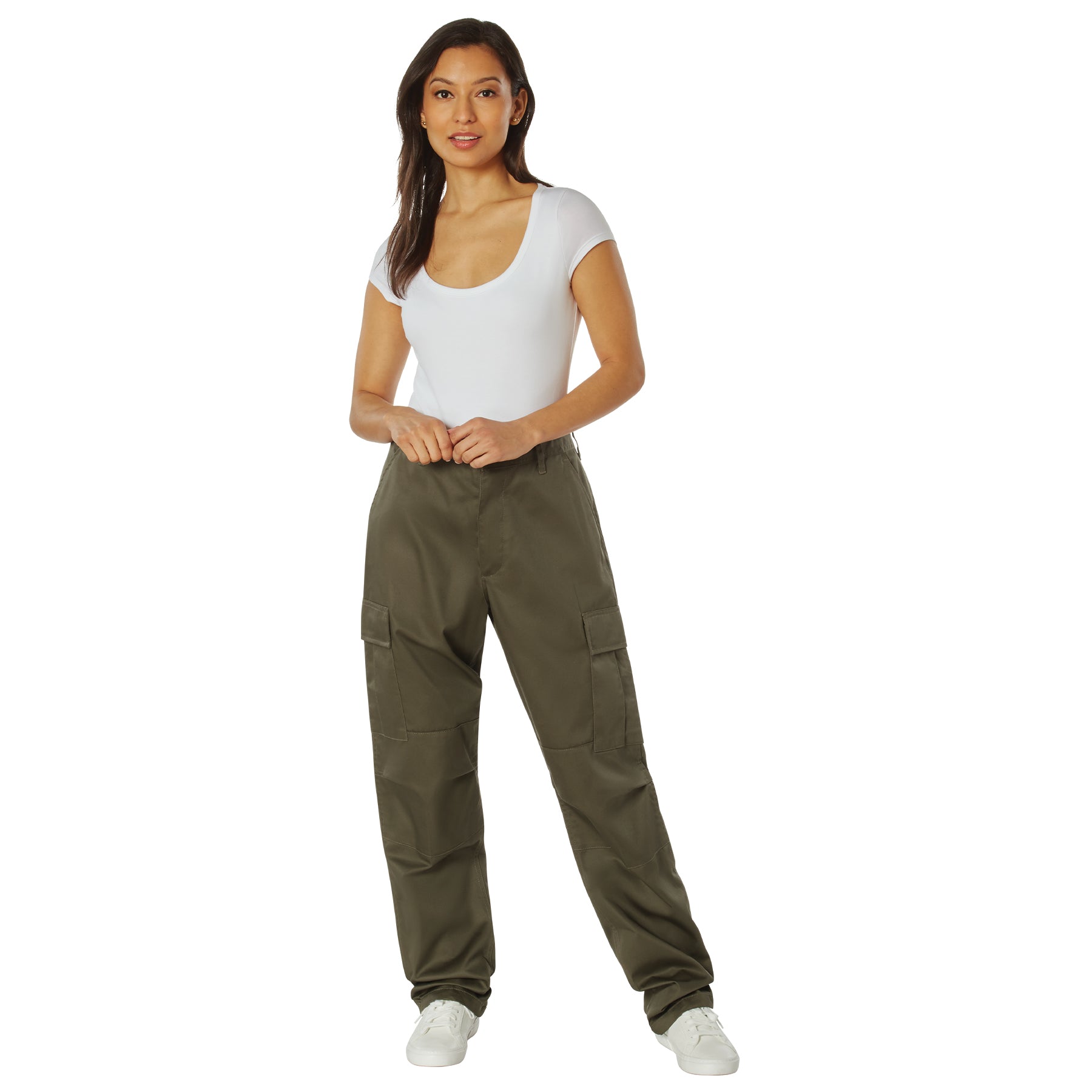Rothco Tactical BDU Pants in Ranger Green Size Large – Durable Military Cargo Pants with Multiple Pockets