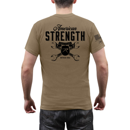Rothco American Strength T-Shirt Coyote Brown Size M