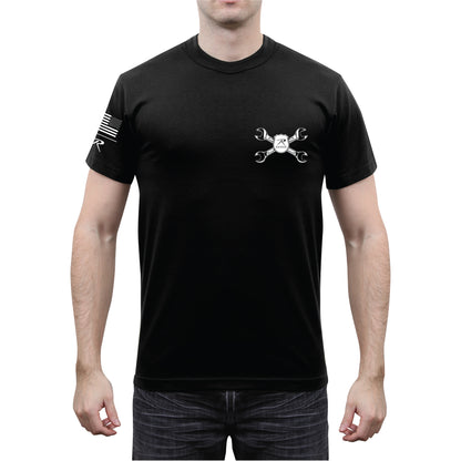 Rothco American Strength T-Shirt Black Size XL - Durable Workwear Graphic Tee