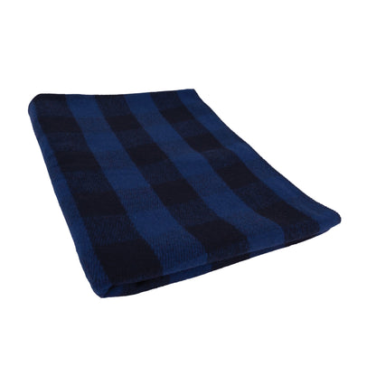 Rothco Plaid Wool Blanket 62"x 80" Blue Plaid
