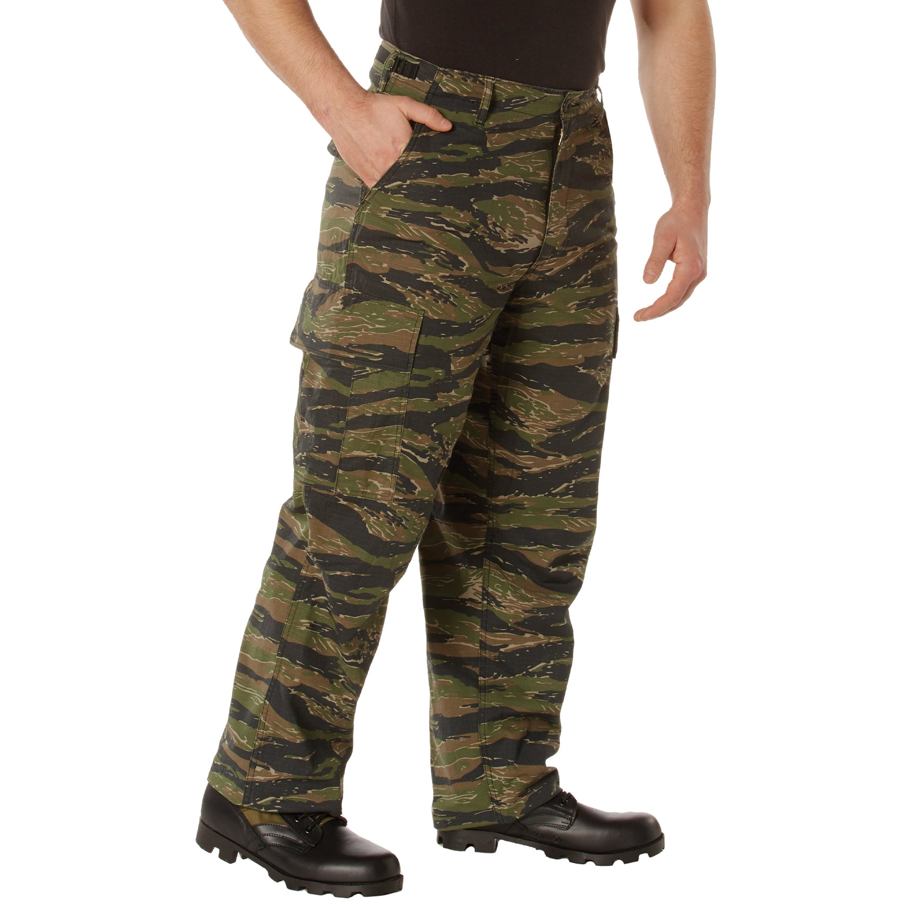 Rothco Vintage Vietnam Rip-Stop Fatigue Pants 3XL Tiger Stripe Camo