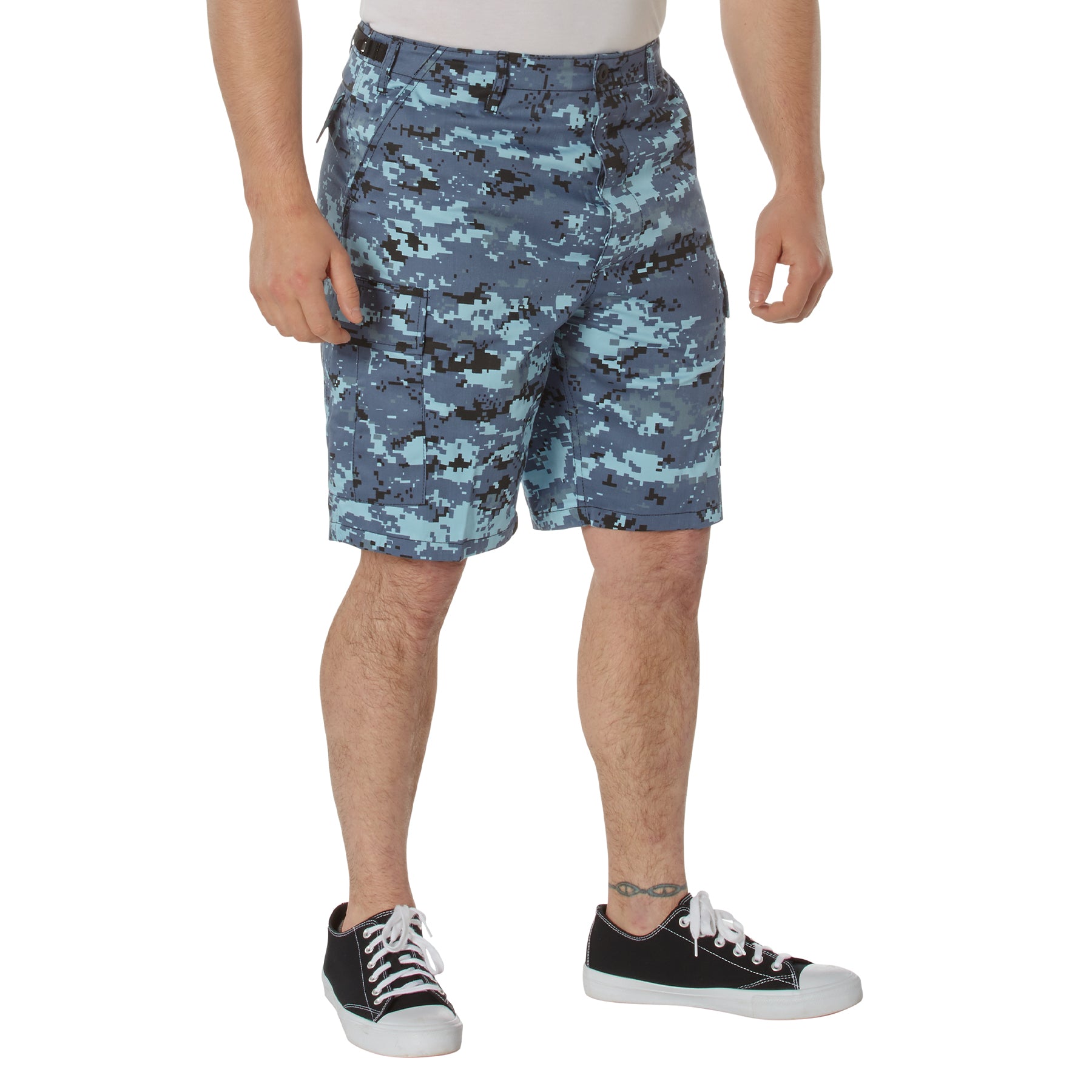 Rothco Camo BDU Shorts Sky Blue Digital Camo Size Large