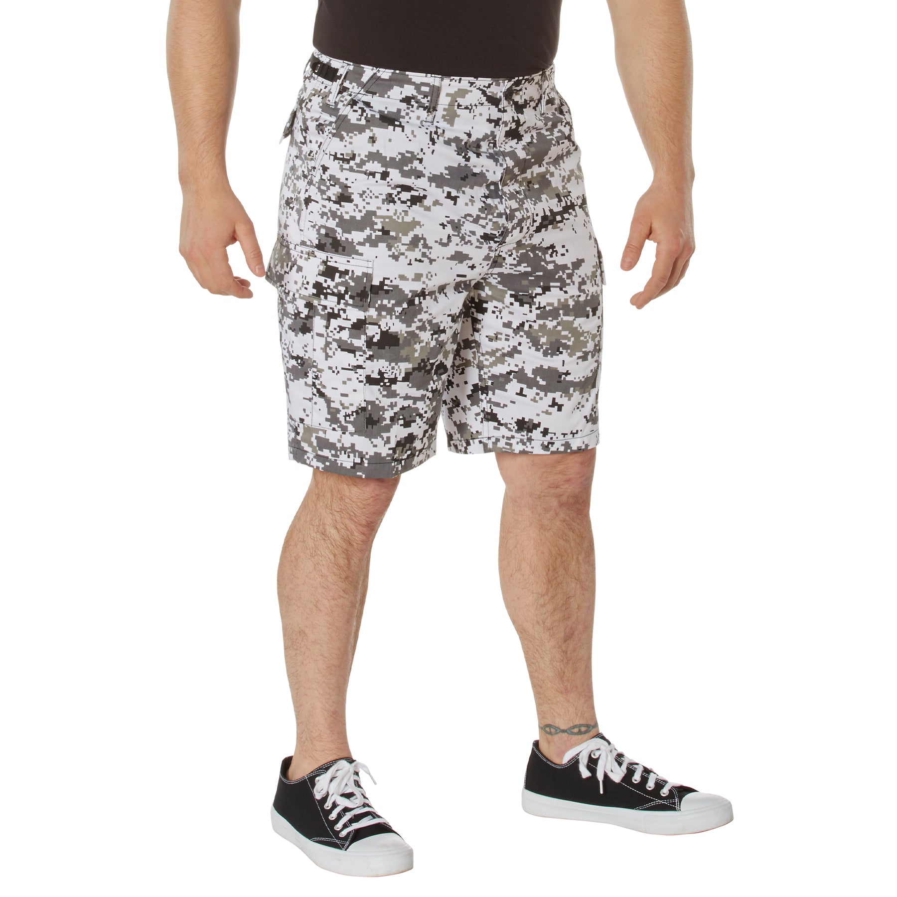 Rothco City Digital Camo BDU Shorts Size Large – Tactical Cargo Shorts for Outdoor & Field Use