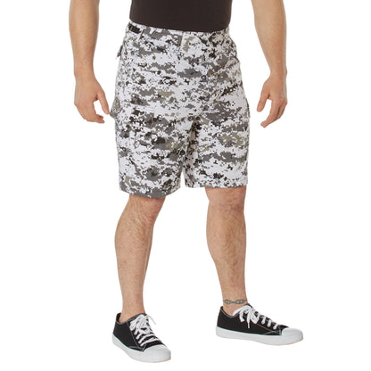 Rothco City Digital Camo BDU Shorts Size Large – Tactical Cargo Shorts for Outdoor & Field Use