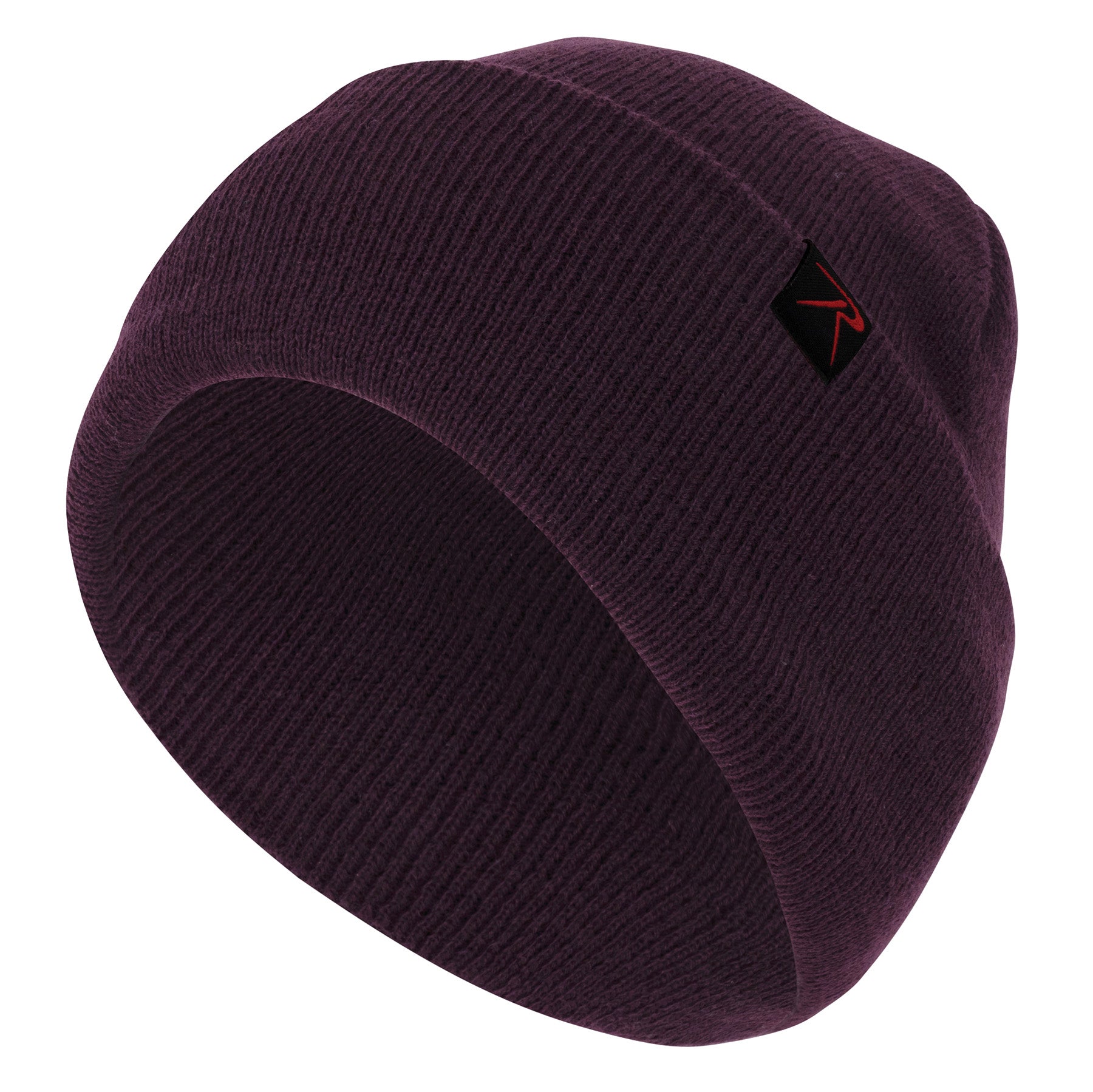 Rothco Deluxe Fine Knit Watch Cap in Maroon - Warm Military Style Beanie for Outdoor Activities
