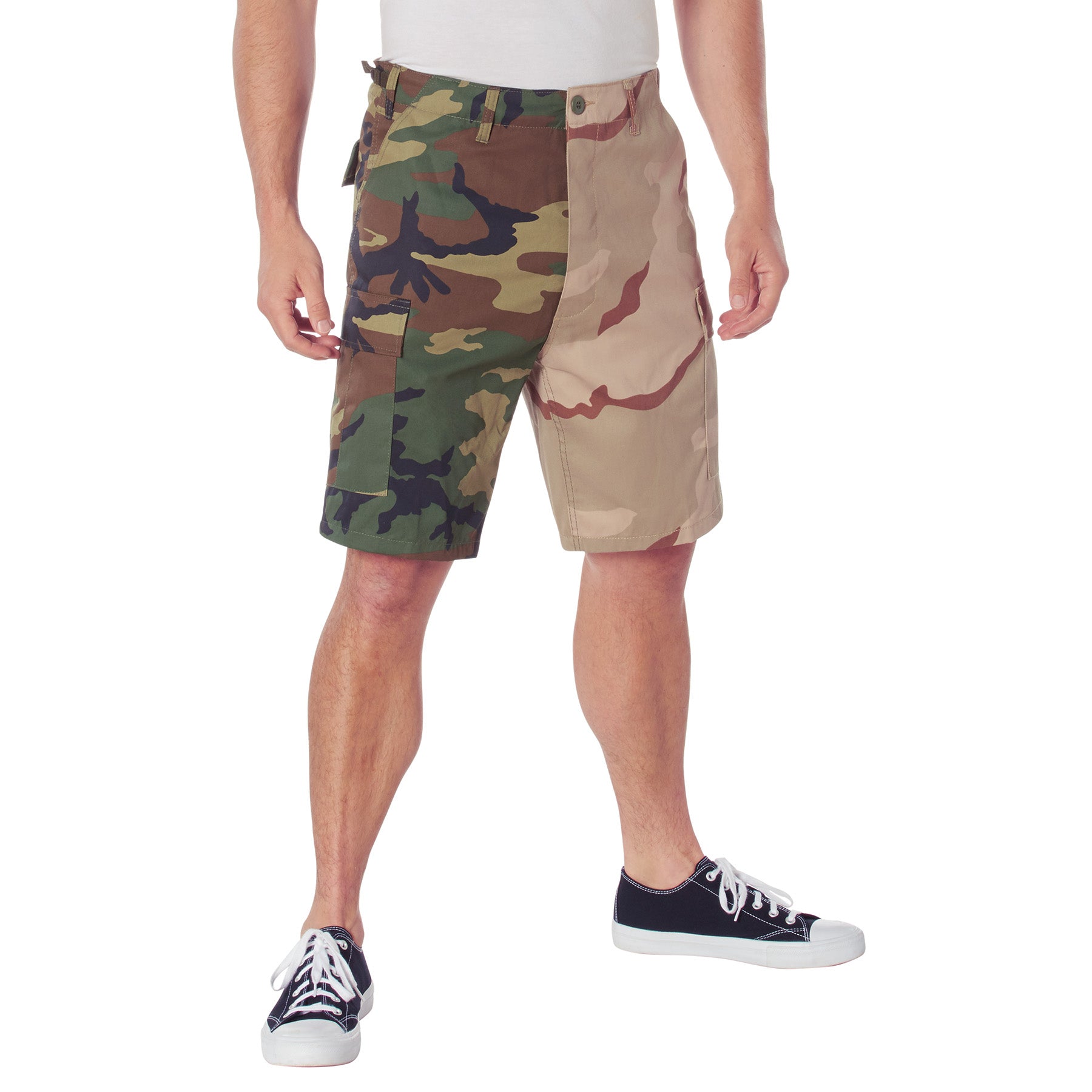 Rothco Two-Tone Camo BDU Shorts Size XS - Woodland / Tri-Color Camo